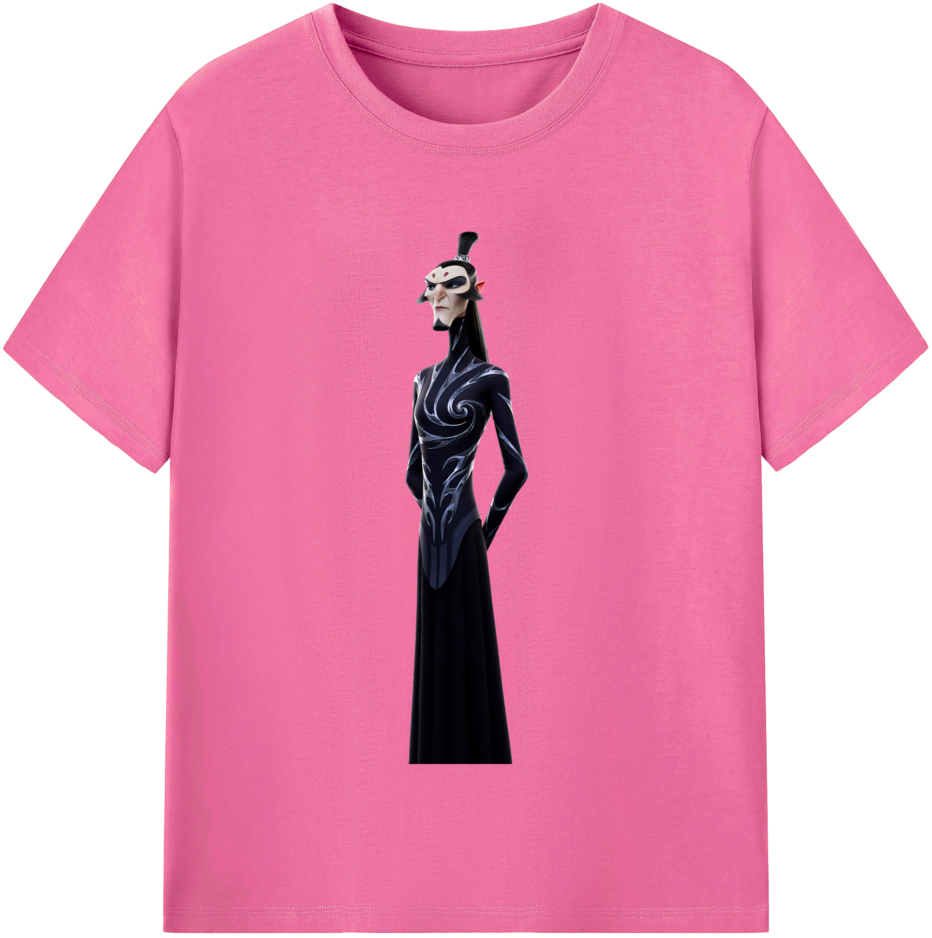 （画像用） Ne Zha 2 ナタ 魔童の大暴れ レディースカジュアルプリントTシャツ（綿100％）
